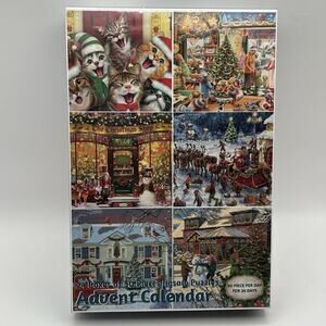 Advent Calendar Puzzle 24 Boxes of 50 Piece Jigsaw Puzzles